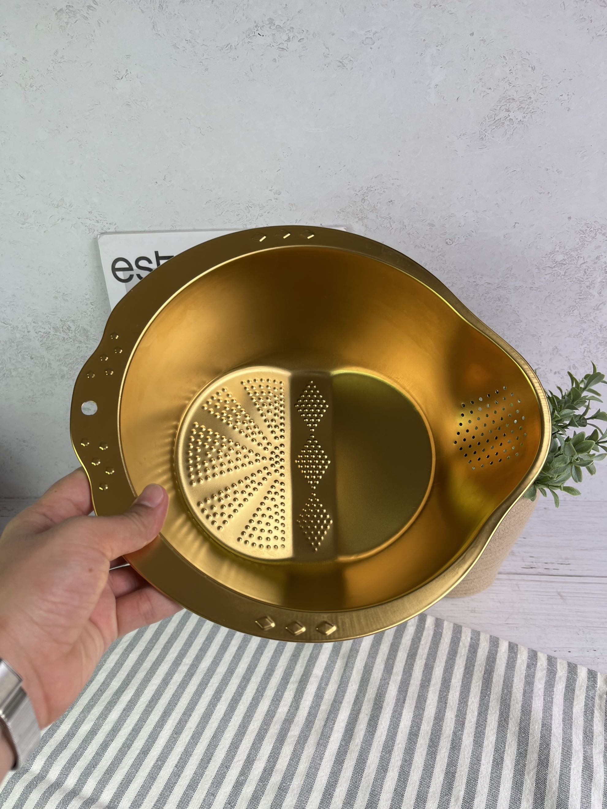 برنج شوی استیل