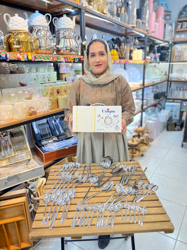 سرویس قاشق چنگال ۱۴۴پارچه یونیک